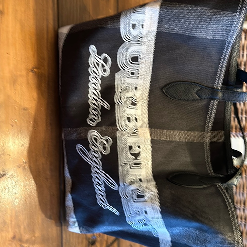 Burberry reversible tote